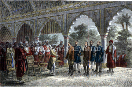 /data/Original Prints/Historical/FIRST INTERVIEW WITH THE MAHARAJAH OF JEYPORE.jpg